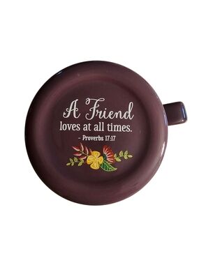 Abbey + CA Mauve Ceramic Cup With Lid